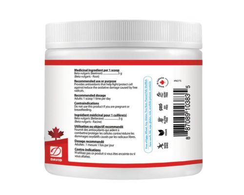 Nutridom Organic Red Beet Root Powder 225g