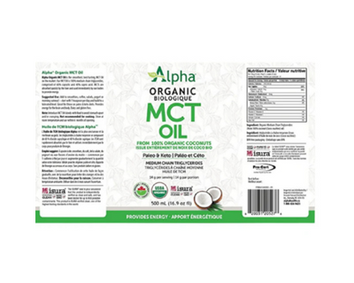 Alpha Organic MCT Oil