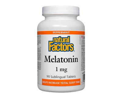 Natural Factors Melatonin 1 mg, 90 Tabs