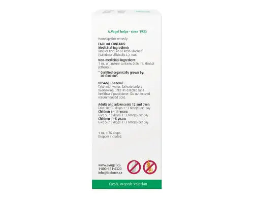 A.Vogel Organic Valerian Root Extract 50mL