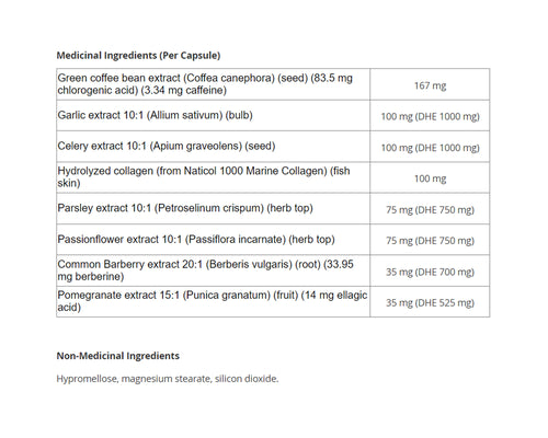 IN STORE! Bell Blood Pressure 60 Capsules