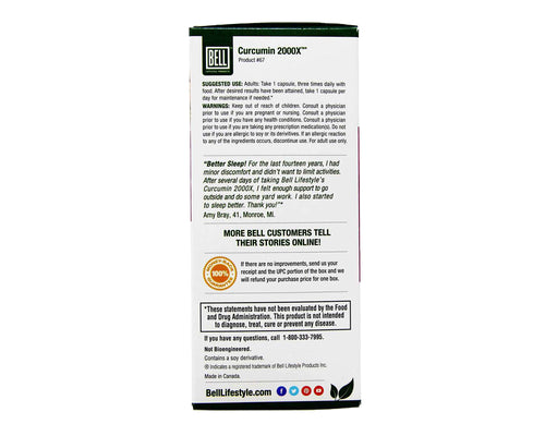 Bell Curcumin 2000X 90 Veggie Caps
