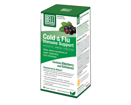 Bell Cold and Flu Immune Support 60 Veggie Caps