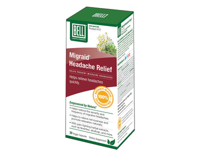 Bell Migraid Headache Relief 30 Veggie Caps