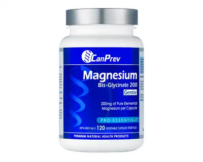 CanPrev Magnesium Bis-Glycinate 200 Gentle 120 Veggie Caps