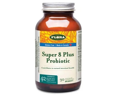 Flora Super 8 Plus Probiotic 42 Billion 30 Veggie Caps