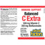 Natural Factors Balanced C Extra 500mg Vitamin C 350mg Bioflavonoids 90 Capsules
