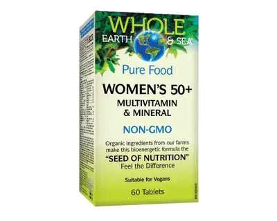 Whole Earth & Sea Multivitamin & Minerals Women's 50+ 60 Tablets