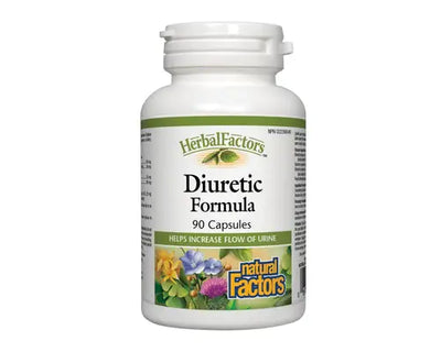 Natural Factors Herbal Factors Diuretic Formula 90 Capsules