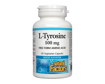 Natural Factors L-Tyrosine 500mg 60 Veggie Caps