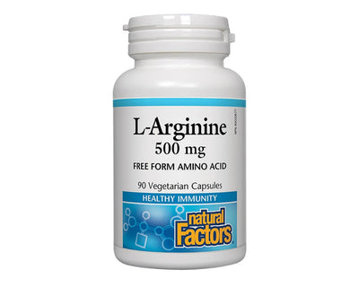 Natural Factors L-Arginine 500mg 90 Capsules