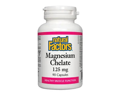 Natural Factors Magnesium Chelate 125mg 90 Capsules