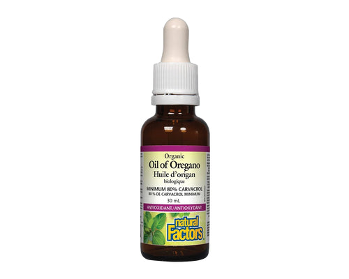 Natural Factors Oil of Oregano Organic 30mL