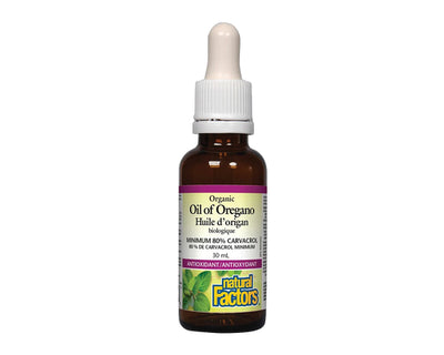 Natural Factors Oil of Oregano Organic 30mL