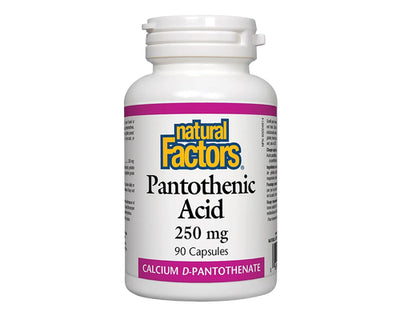 Natural Factors Pantothenic Acid 250mg 90 Capsules
