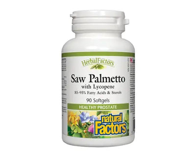 Natural Factors Saw Palmetto With Lycopene 90 Softgels