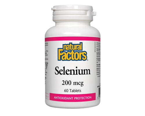 Natural Factors Selenium 200mcg 60 Tablets