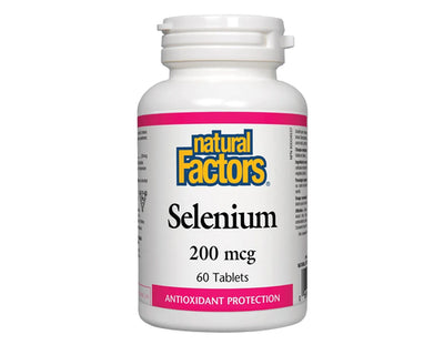 Natural Factors Selenium 200mcg 60 Tablets