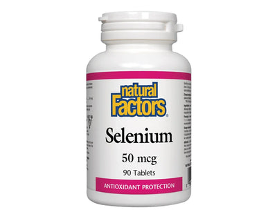 Natural Factors Selenium 50mcg 90 Tablets