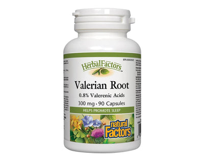 Natural Factors Herbal Factors Valerian Root 300mg 90 Capsules