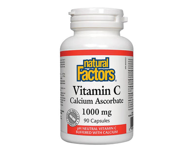 Natural Factors Vitamin C Calcium Ascorbate 1000mg 90 Capsules