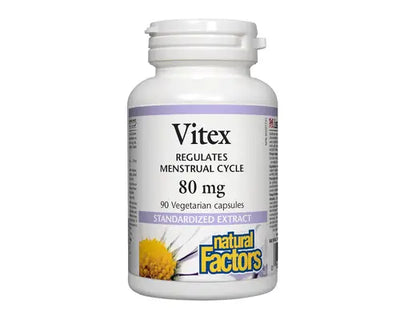 Natural Factors Vitex Standardized Extract 80mg 90 Veggie Caps