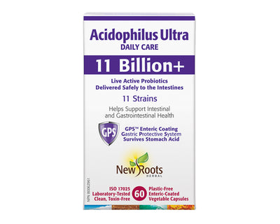 New Roots Acidophilus Ultra 11 Billion Plus 60 Veggie Caps