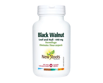 New Roots Black Walnut Leaf and Hull 440mg 100 Veggie Caps