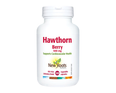 New Roots Hawthorn Berry 500mg 100 Veggie Caps