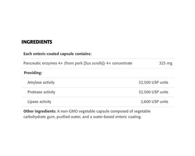 New Roots Pancreatin 1300mg 60 Veggie Caps