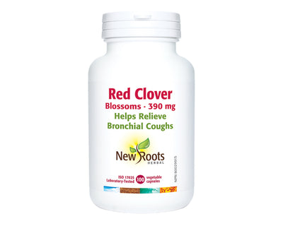 New Roots Red Clover Blossoms 390mg 100 Veggie Caps