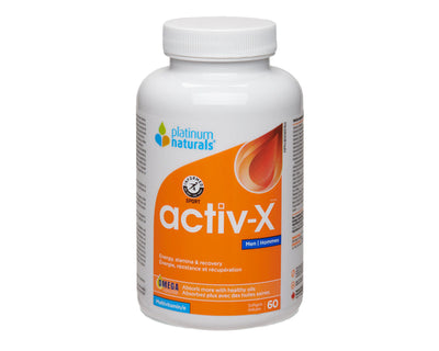 Platinum Naturals Activ-X for Men 60 Softgels
