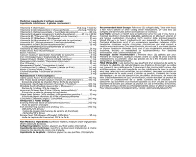 Platinum Naturals Activ-X for Women 60 Softgels