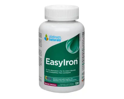Platinum Naturals EasyIron 120 Veggie Caps