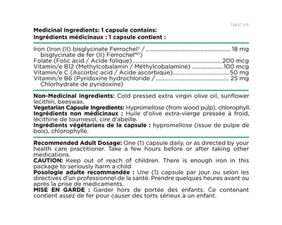 Platinum Naturals EasyIron 60 Veggie Caps