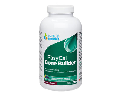 Platinum Naturals EasyCal Bone Builder Minerals 240 Softgels