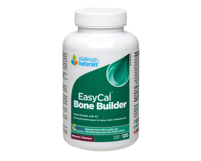 Platinum Naturals EasyCal Bone Builder Minerals 120 Softgels