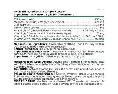 Platinum Naturals EasyCal Bone Builder Minerals 120 Softgels