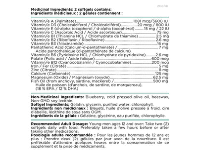 Platinum Naturals Easymulti Teen for Young Men 60 Softgels