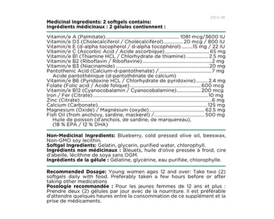 Platinum Naturals Easymulti Teen for Young Women 60 Softgels