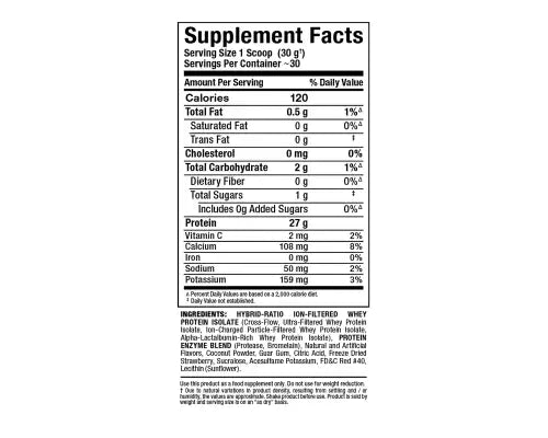 Allmax ISOFlex Strawberry 2lbs