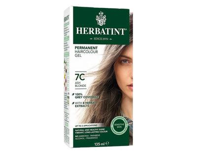 Herbatint Permanent Hair Colour Gel Ash Blonde 7C 135mL