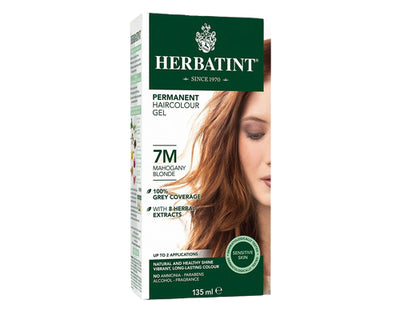 Herbatint Permanent Hair Color Gel Mahogany Blonde 7M 135mL