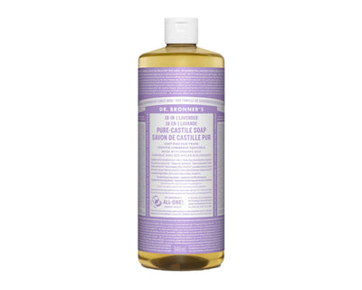 Dr. Bronner's 18-In-1 Pure-Castile Liquid Soap Lavender 946mL