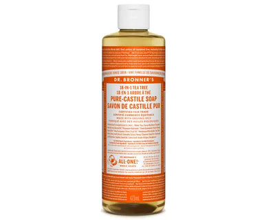 Dr. Bronner's 18-In-1 Pure-Castile Liquid Soap Tea Tree 473mL