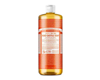 Dr. Bronner's 18-In-1 Pure-Castile Liquid Soap Tea Tree 946mL