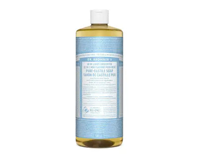 Dr. Bronner's 18-In-1 Pure-Castile Soap Baby Unscented 946mL