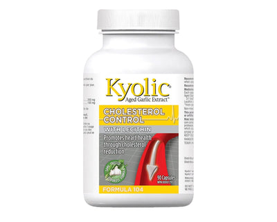 Kyolic Aged Garlic Extract Cholesterol Control Formula 104 90 Capsules