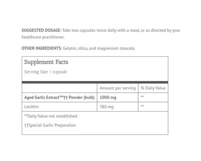 Kyolic Aged Garlic Extract Cholesterol Control Formula 104 90 Capsules
