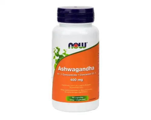 Now Ashwagandha Extract 400mg 90 Veggie Caps
